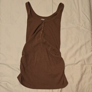 Old Navy Brown Maternity Tank Top